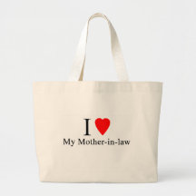 I Heart my mother in law Bags