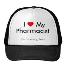 I Heart My Pharmacist Trucker Hats