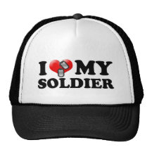 I heart my Soldier Mesh Hats