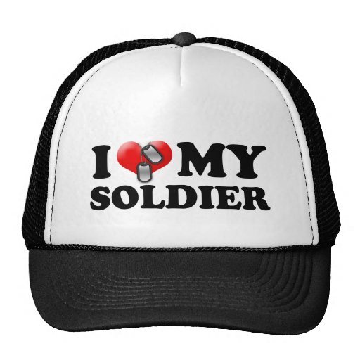 I heart my Soldier Mesh Hats