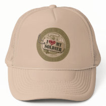 I heart my soldier seal copy hats