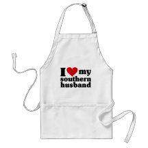 I Heart My Southern Husband Apron