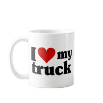 I Heart My Truck Coffee Mug