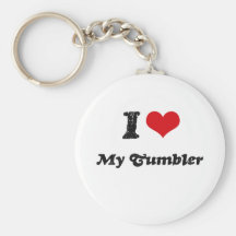 I heart My Tumbler Keychains