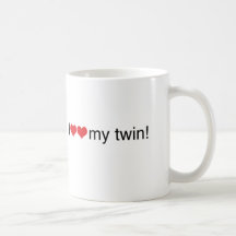 I Heart My Twin Mug