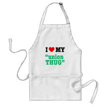 I Heart My "Union Thug" Apron