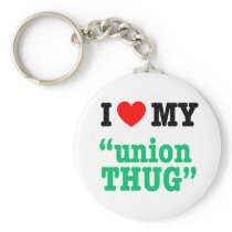 I Heart My "Union Thug" Key Chain