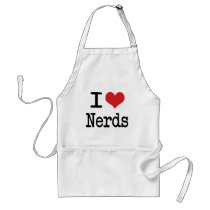 I heart Nerds Apron