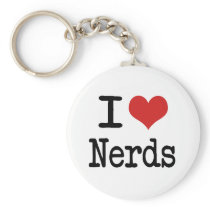 I heart Nerds Key Chains