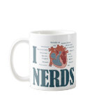 I Heart NERDS Coffee Mug