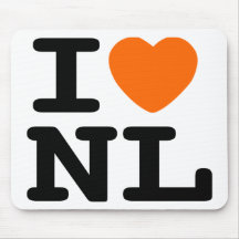I heart NL Mouse Pad