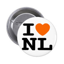 I heart NL Pinback Button