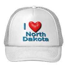 I Heart North Dakota Trucker Hat