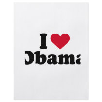 I Heart Obama T-shirt Flyer Design