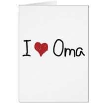 I heart Oma Card