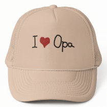 I Heart Opa Hats