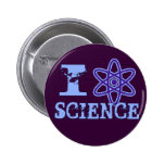 I Heart (or Atomic Symbol) Science Pinback Buttons