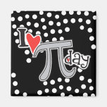I heart Pi Day Magnet