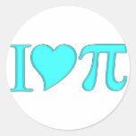 I Heart Pi Sticker