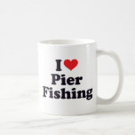 I Heart Pier Fishing Mugs