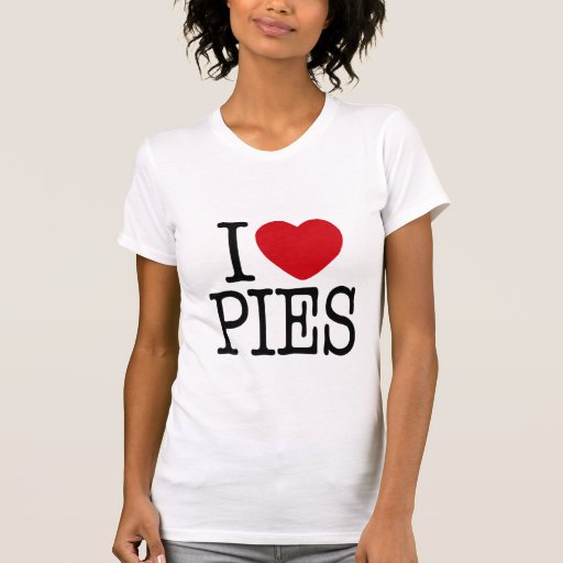 I Heart Pies Tee Shirt