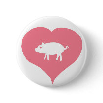 I Heart Pigs Pin
