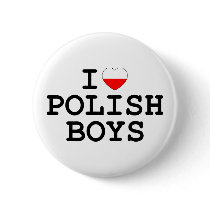I Heart Polish Boys Pins