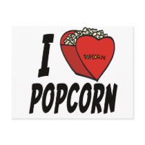 I Heart Popcorn T-shirts and Gifts