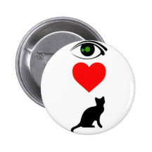 I Heart Pussy_Cat Buttons