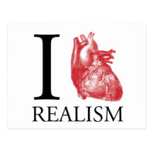 I Heart Realism Post Cards