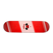 I Heart Reggae Skateboard