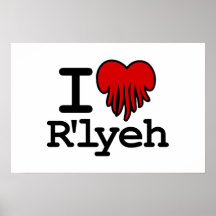 I Heart R'lyeh Print