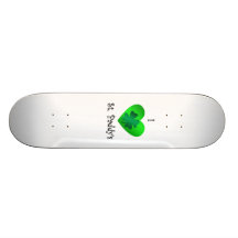 I heart Saint paddy's Skate Board Deck