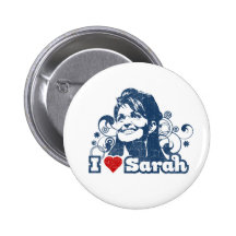 I heart Sarah Palin button