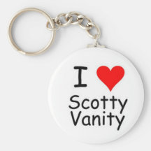 I Heart Scotty Vanity Keychain