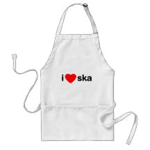 I Heart Ska Apron