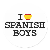 I Heart Spanish Boys Sticker