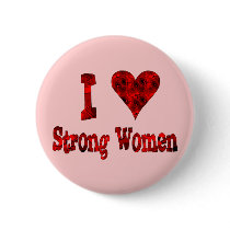 I Heart Strong Women Pins