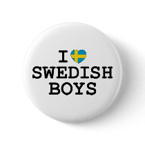 I Heart Swedish Boys Pins
