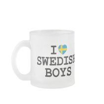 I Heart Swedish Boys Coffee Mugs