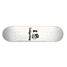 I Heart Tailgating with Beer Mug - Any Team Colors Skate Decks