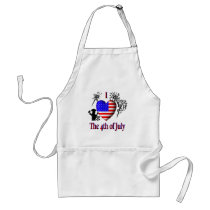 I Heart the 4th of July Aprons
