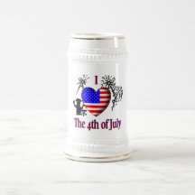 I Heart the 4th of July Coffee Mug
