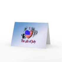 I Heart the 4th of July Greeting Cards