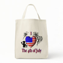 I Heart the 4th of July Tote Bag