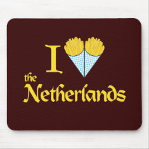 I Heart the Netherlands Mouse Pad