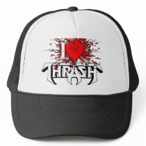 I HEART THRASH TRUCKER HATS