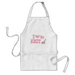 I heart to knit apron