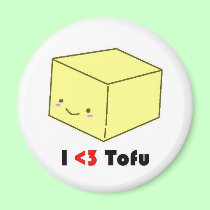 I heart Tofu magnets
