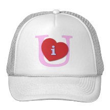 I Heart U Valentine's Day Hat